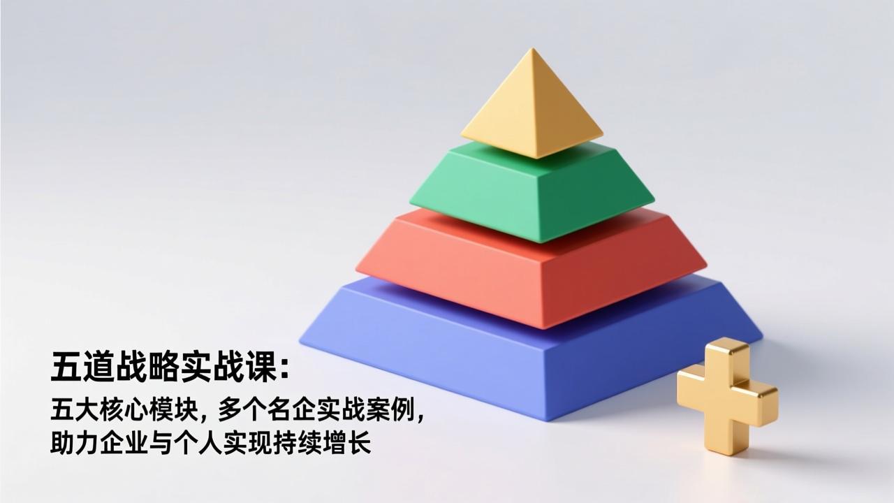 五道战略实战课：五大核心模块，多个名企实战案例，助力企业与个人实现持续增长-百盟网
