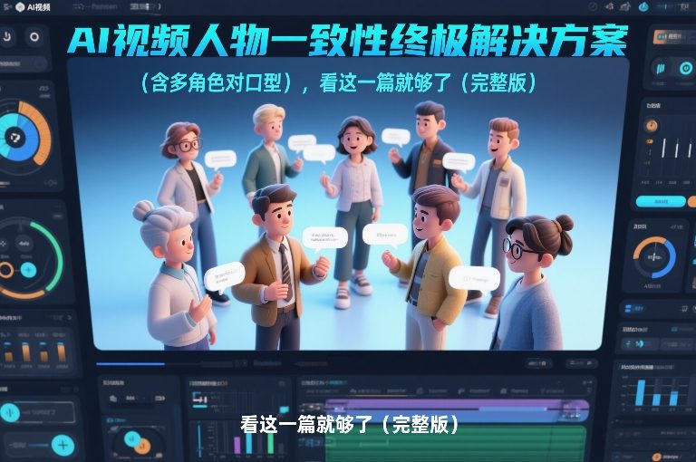 AI视频人物一致性终极解决方案(含多角色对口型)，看这一篇就够了(完整版)-百盟网