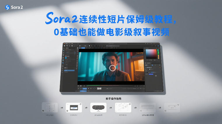 Sora2连续性短片保姆级教程,0基础也能做电影级叙事视频-百盟网